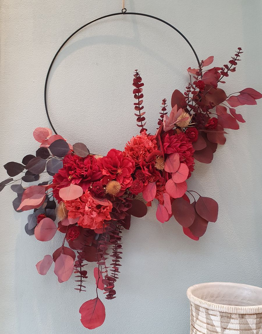 Decoratie droogbloemen