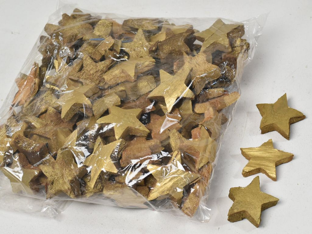 Kokosnoot Ster Goud 5cm 100st.