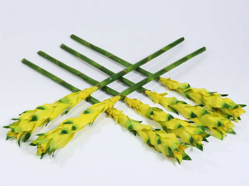 Bromelia 80cm jaune