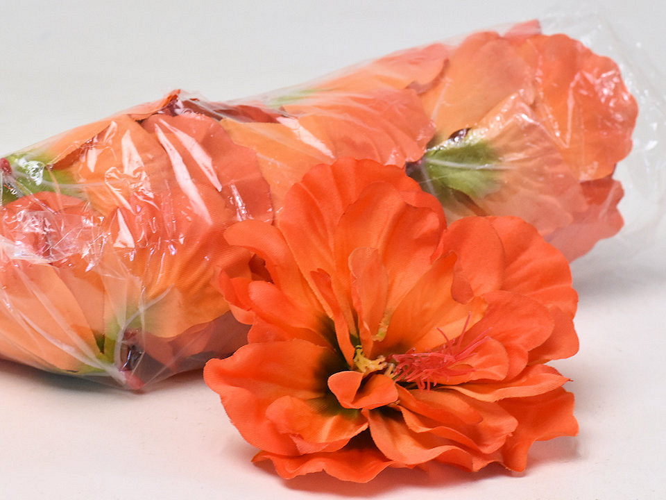 Hibiscus D14cm Orange