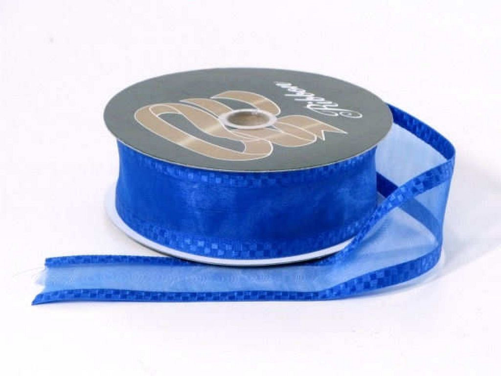 Organza Lint blauw C3 37mm 25m