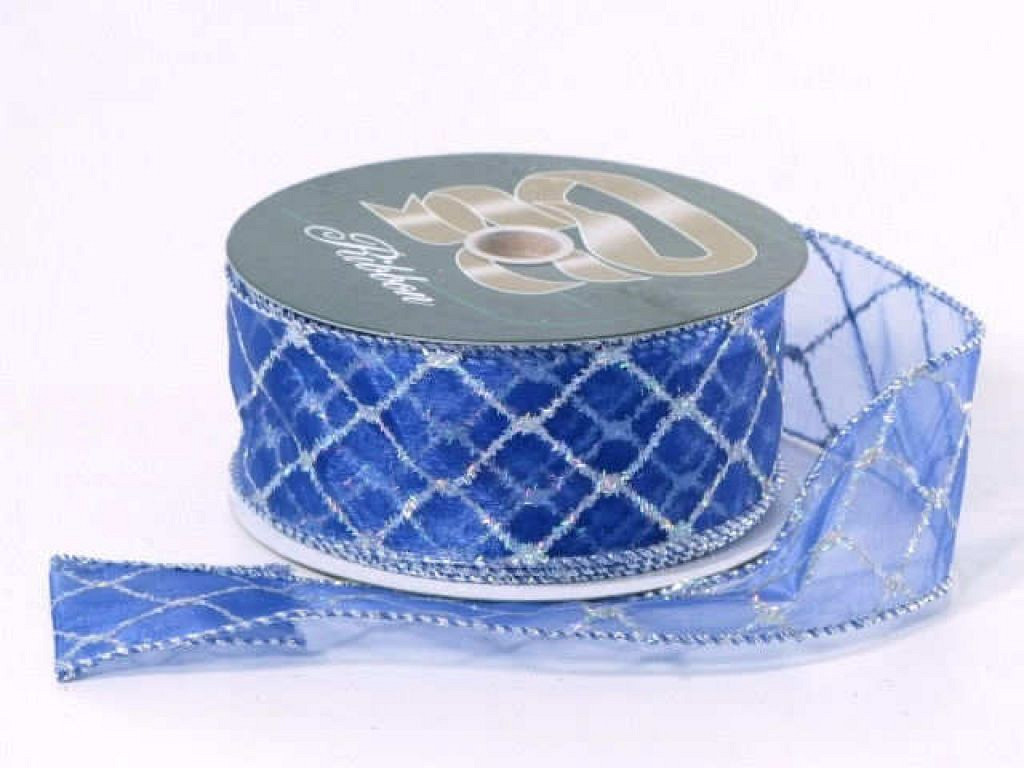Organza Rubon Bleu-3 50mm 25m