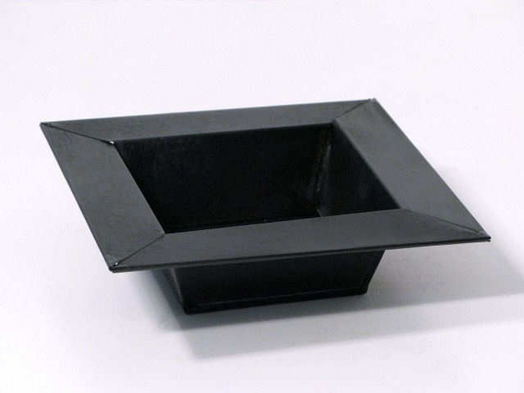 Bac a Fleurs Carré noir 20cm