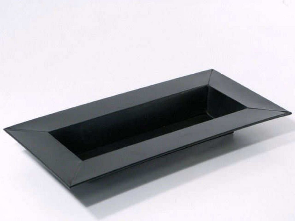 Plantenbak Rechthoek zwart 40cm