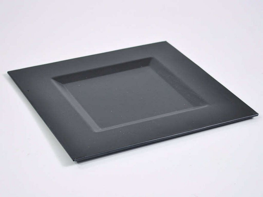 Kaarsen Schaal 28cm zwart