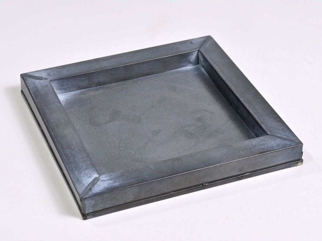 Schaal Vierkant zwart 17cm
