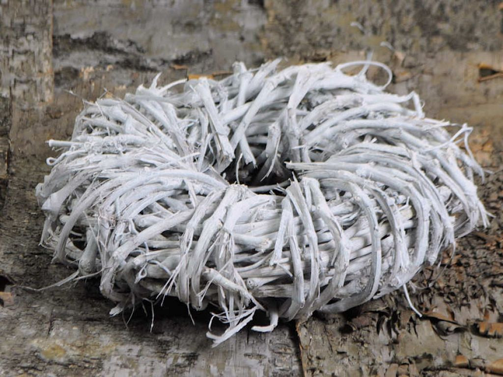 Couronne Grapevine 30cm blanc
