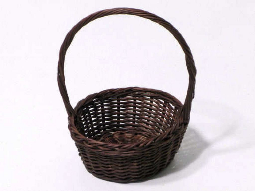 Mini Mandje Mahonie 10cm