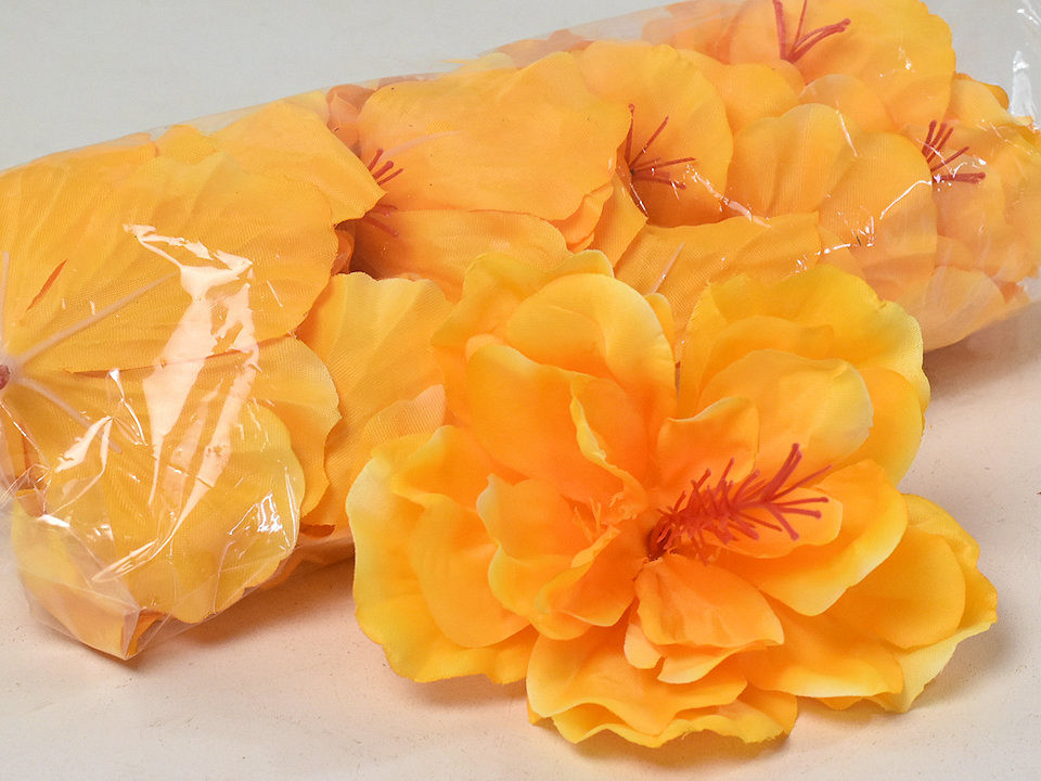 Hibiscus D14cm Jaune