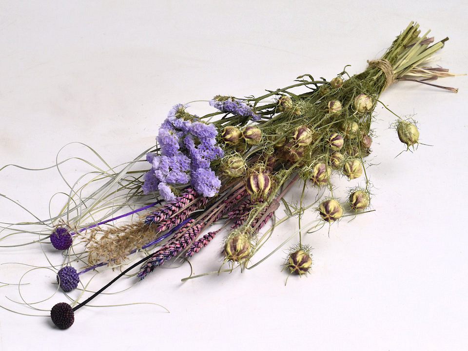 Bouquet Allongé 60cm Pourpre