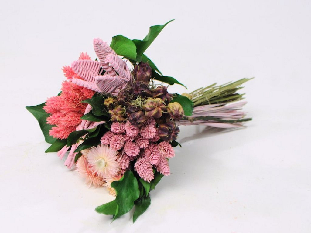 Mini Bouquet rose d15cm