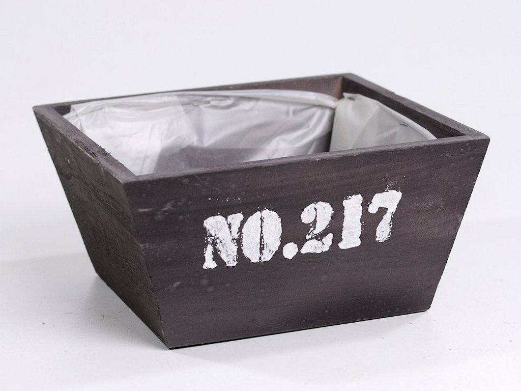Planter 21cm grey