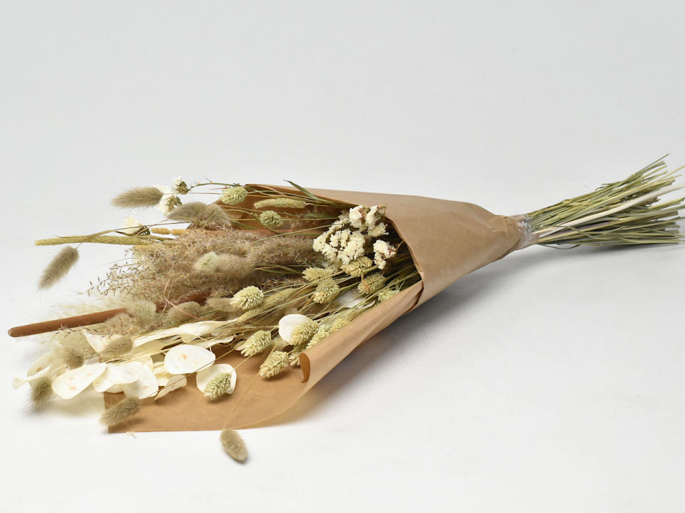 Droogbloemen Boeket Naturel 60cm