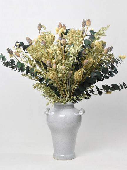DIY Droogbloemen Boeket Groen/Naturel XL