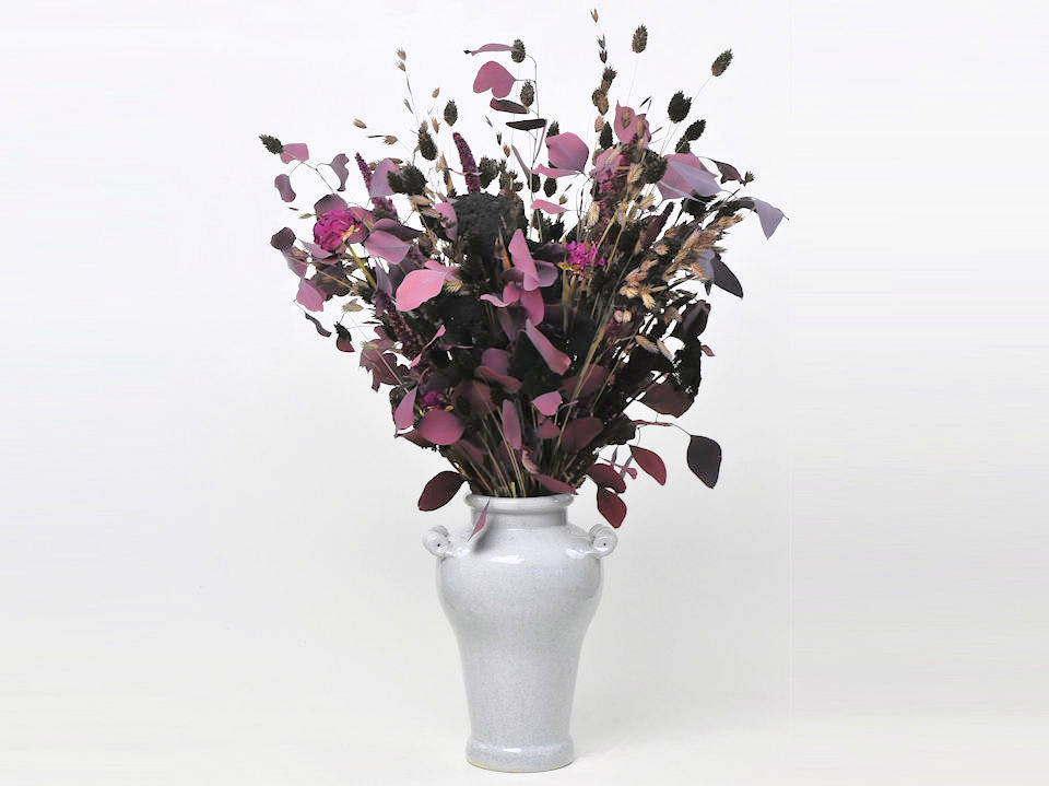DIY Bouquet Seché XL Noir/Pourpre