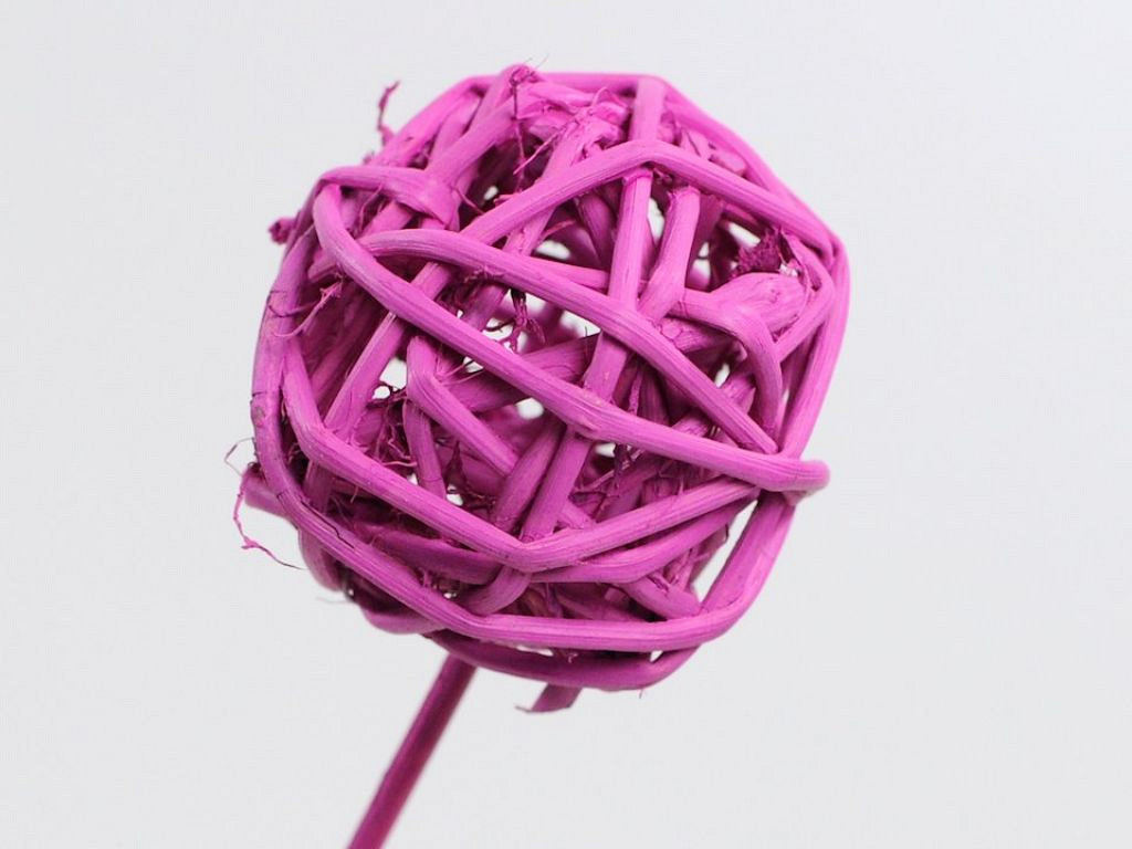 Brunch Ball sur Tige rose foncé
