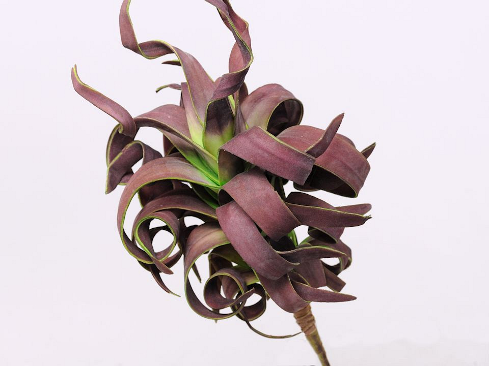 Plante en mousse 45cm marron-vert