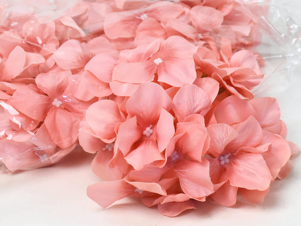 Hortensia Kop Pastel Perzik D16cm