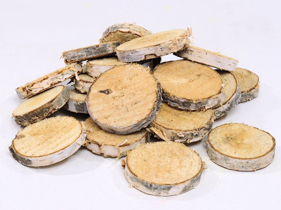 Berkenschijfjes 7-8cm