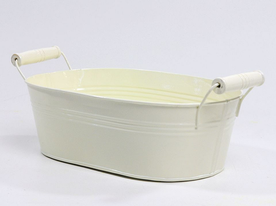 Bac Zinc L28cm blanc