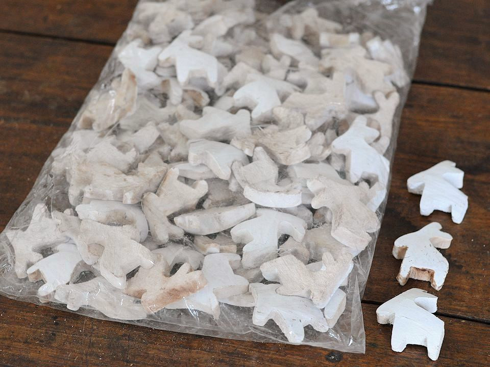 Renne à la Noix de Coco Blanc 100pcs