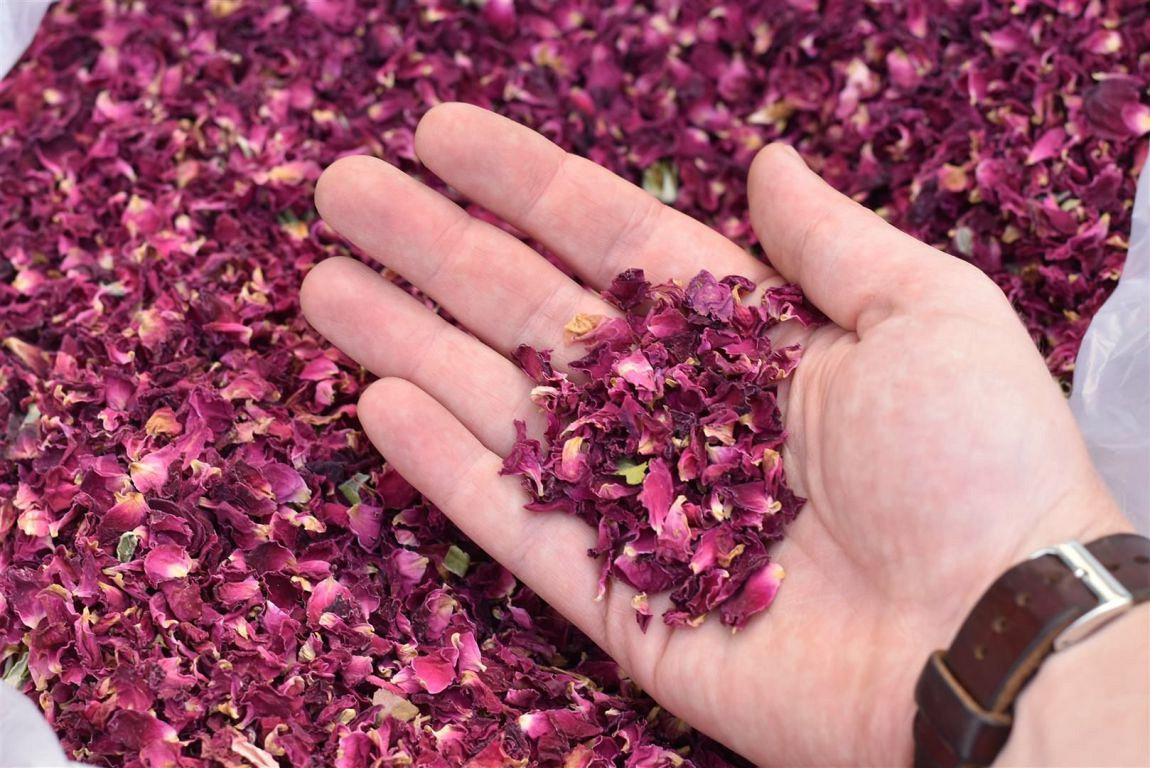 Pétales de Roses 1kg. Rouge-Pourpre