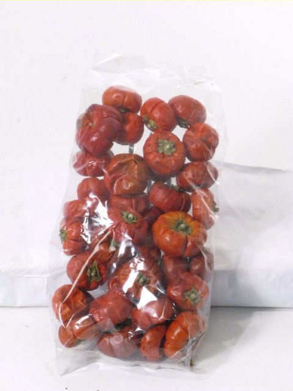 Pompoentjes Rood, 125gr. 3-4cm