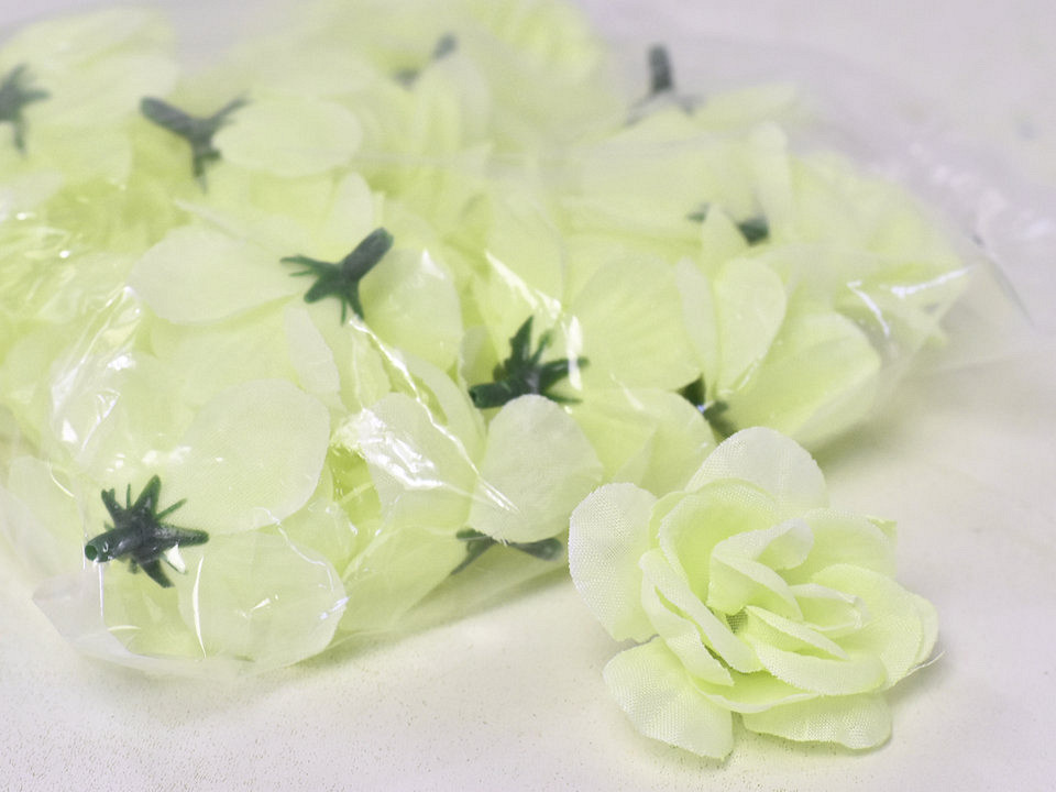 Mini Rose D5cm Creme