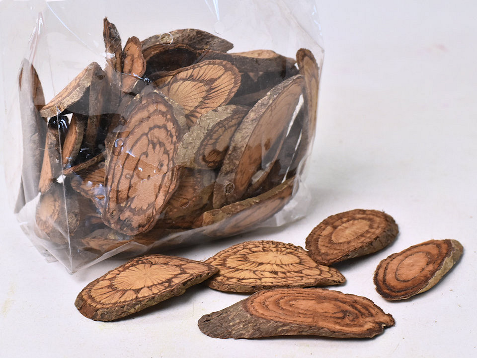 Bark Slices Butterfly 50pcs