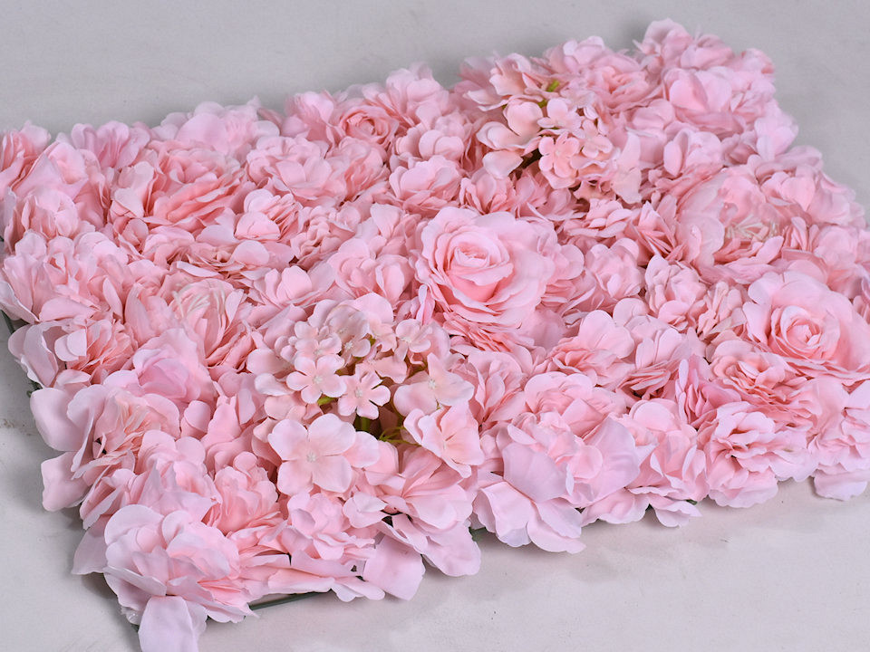 Panneau de fleurs 60x40cm Rose