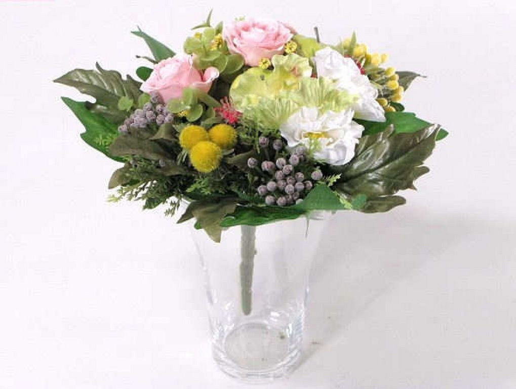 Bouquet Spring White-Pink 22cm
