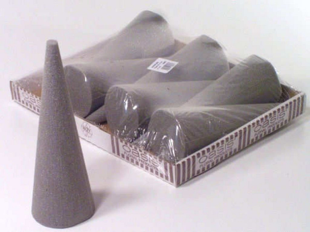 Floral Foam Cone 24cm Decofleur