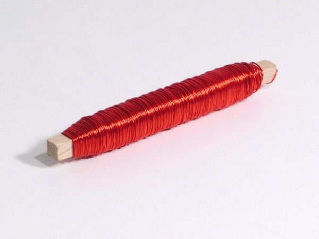 Wickeldraht Rot 100gr.