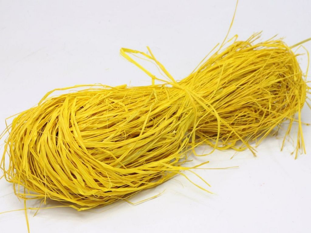 Raffia Gelb 250gr.