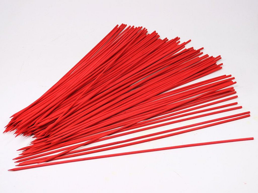 Bambou Tige 60cm rouge