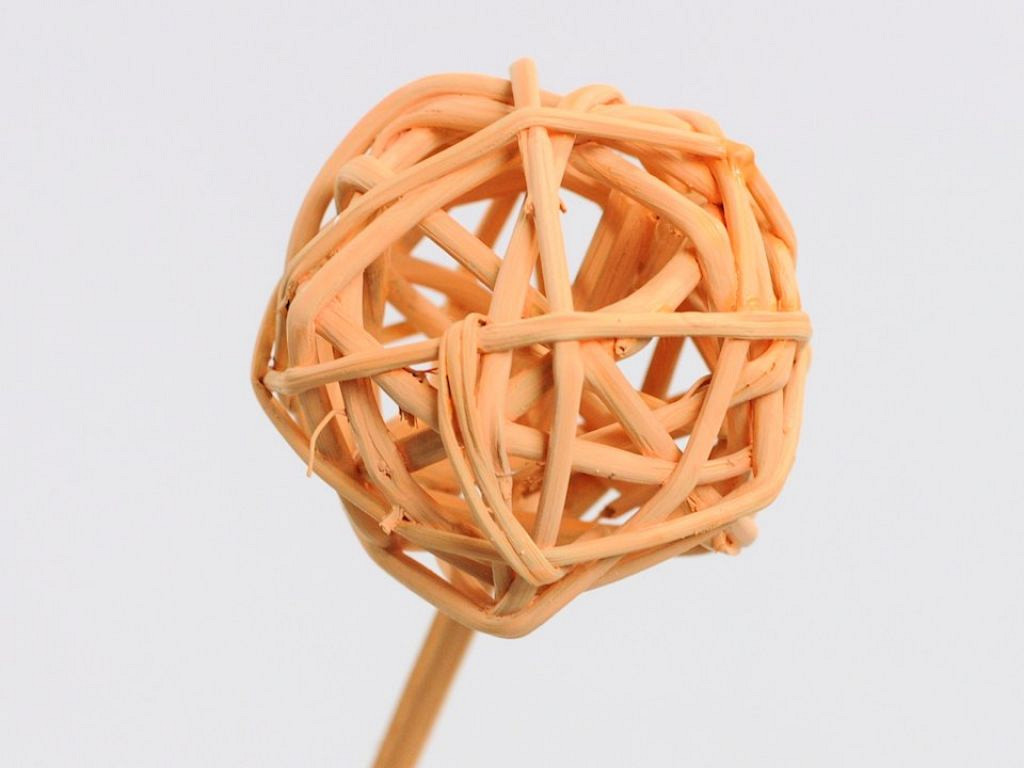 Brunch Ball auf 50cm Stiel Orange