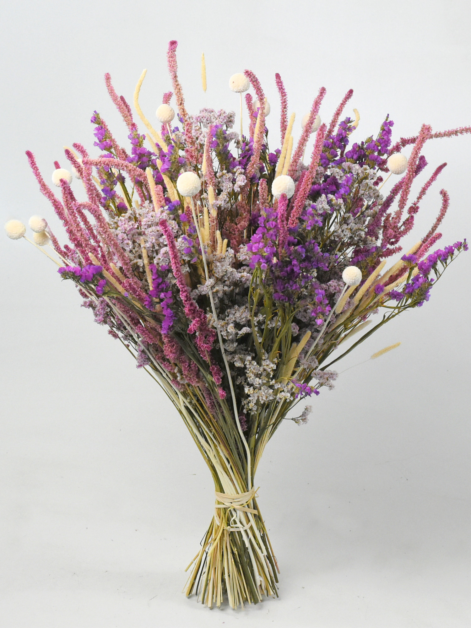 DIY Dried Flower Bouquet White/Pink/Purple XL Decofleur