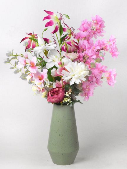 small bouquet of artificial flowers