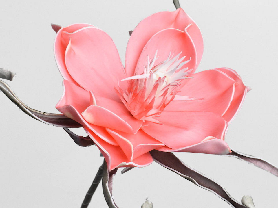 Blume Schaumstoff Rosa, D 20cm