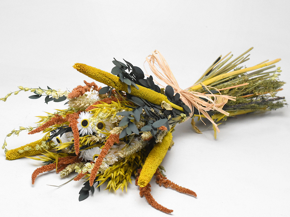 Feldstrauß Natur/Gelb 45cm