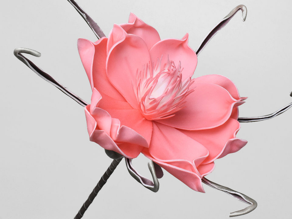 Blume Schaumstoff Rosa, D 20cm