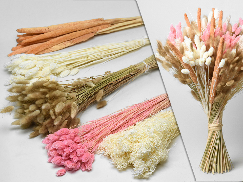 DIY Bouquet de Fleurs Sechées Pastel XL