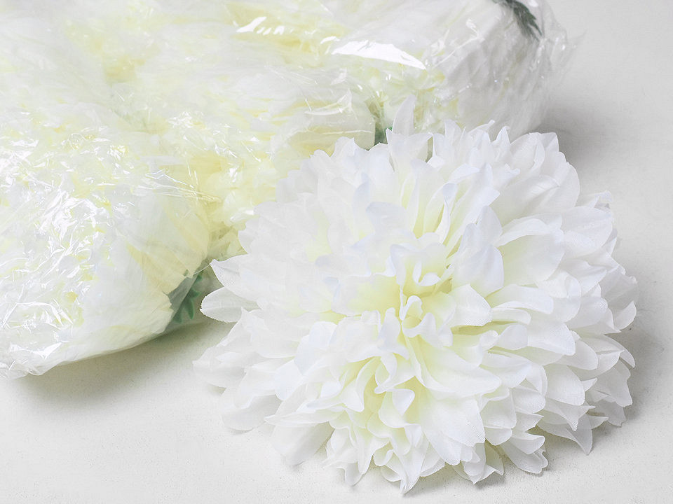 Künstliche Chrysantheme Creme D15cm