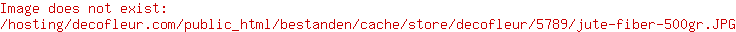 Jute Fiber 500gr. Decofleur