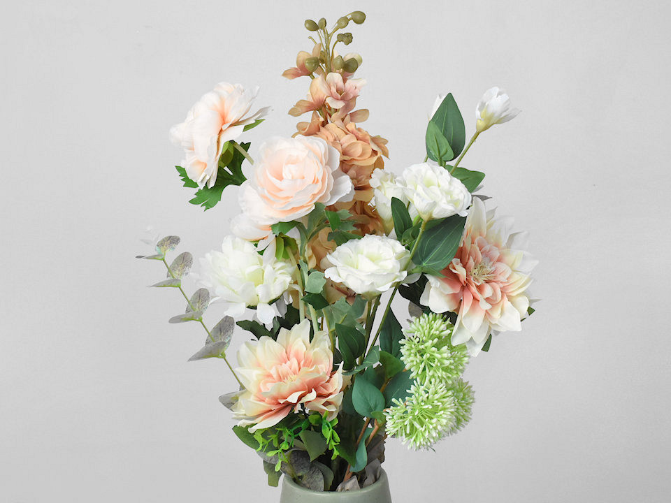 Kunstliche Blumenstrauß Pfirsch