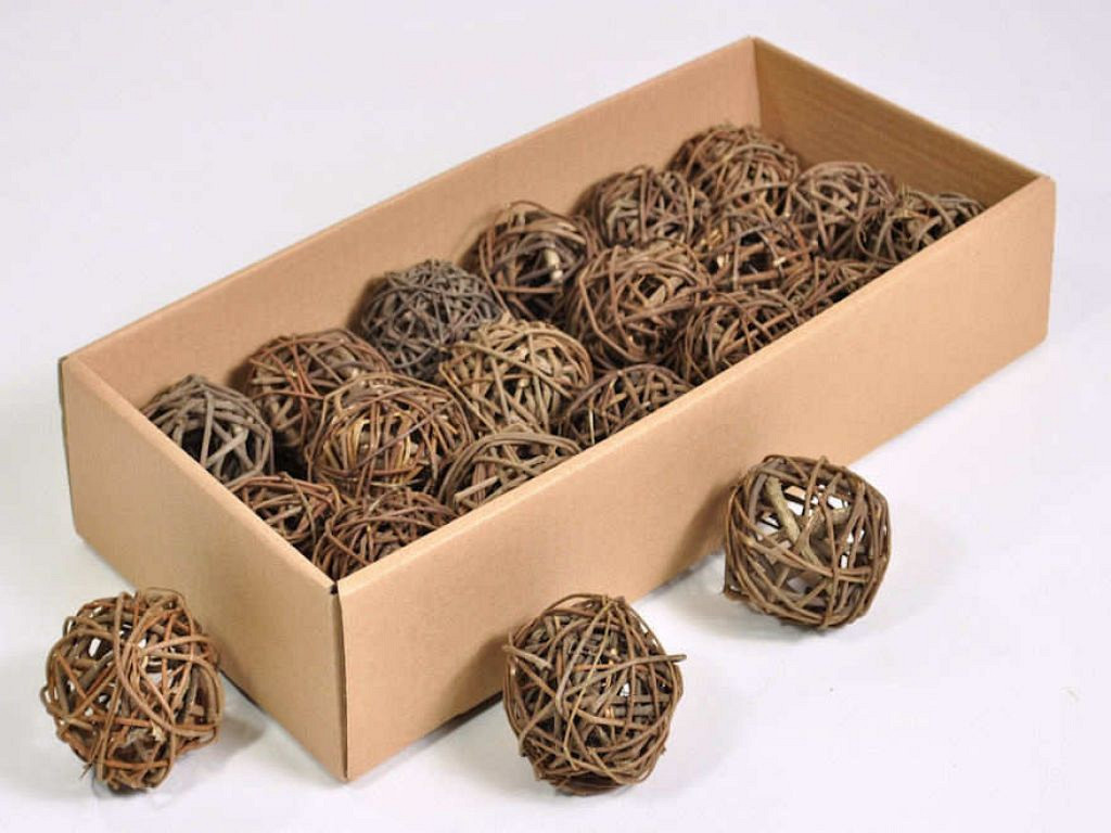 Brown Brunch Ball 6cm 18-Pack