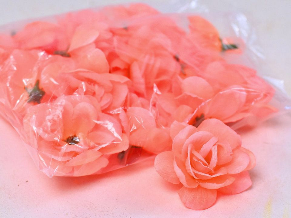 Mini Rose D5cm Pfirsich