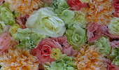Mur de fleurs