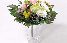 Bouquet Spring White-Pink 22cm