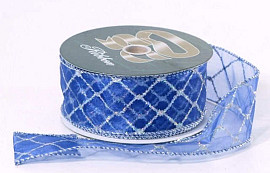Organza Rubon Bleu-3 50mm 25m